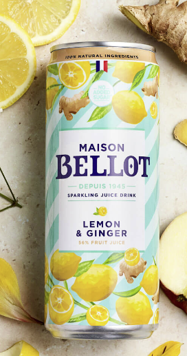 Limonade Premium Bellot Citron/Gingembre 12x33CL CAN