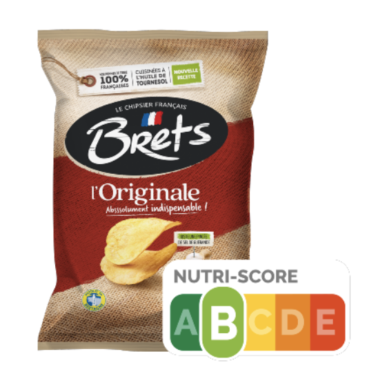 Chips BRETS Originale au Sel de Guérande 125G