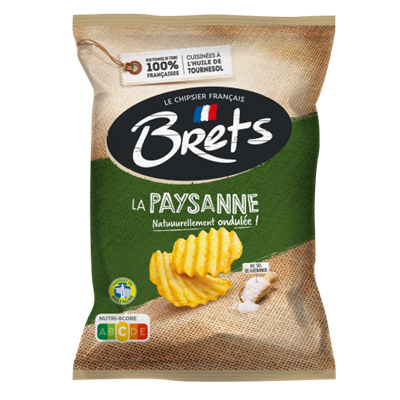 Chips BRETS La Paysanne au Sel de Guérande 125G