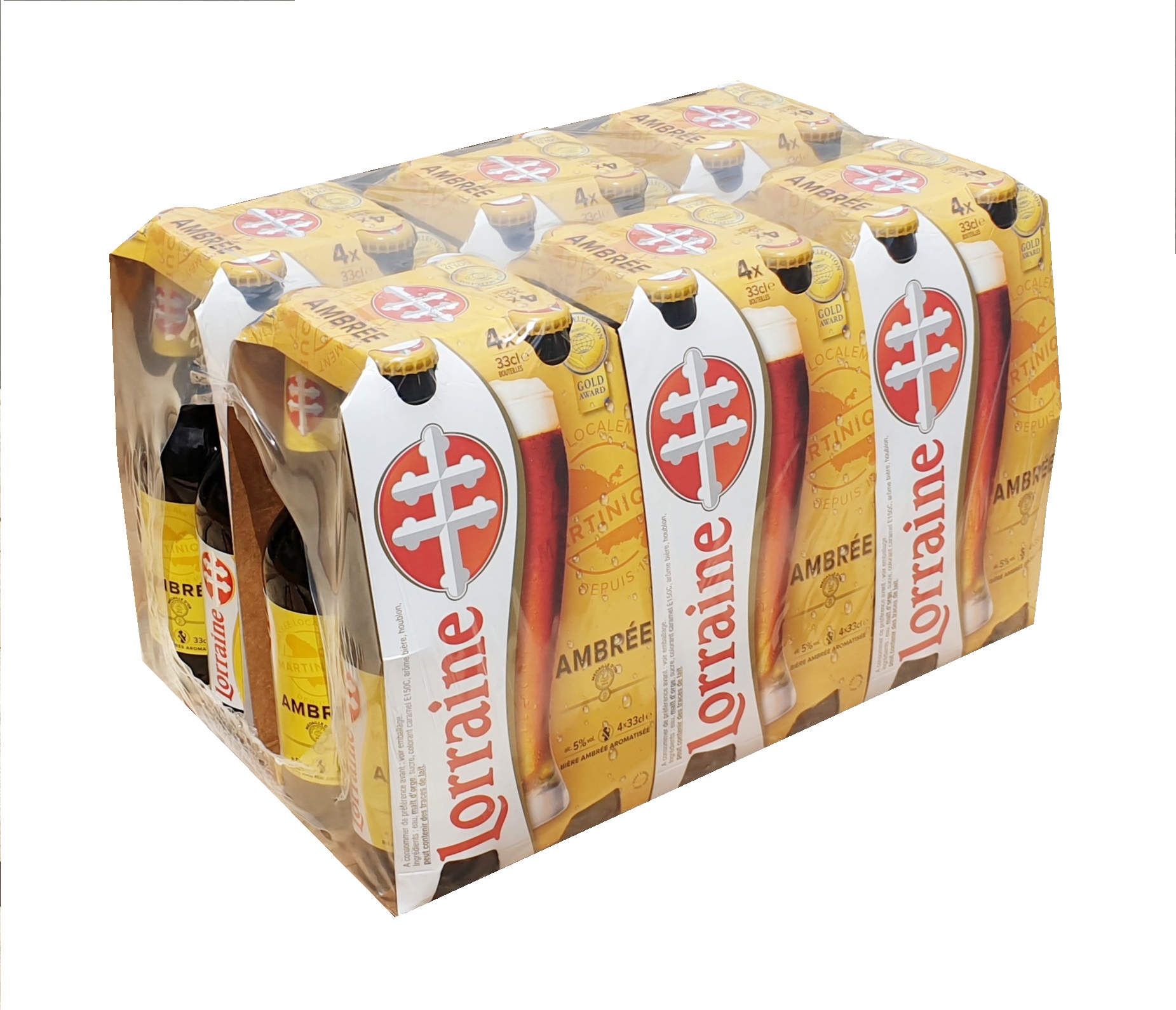 Bière Lorraine Ambrée 24x33cl 5°