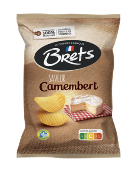 Chips BRETS Ondulées Camembert 125G