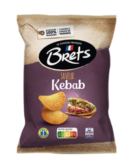 Chips BRETS Ondulées Kebab 125G