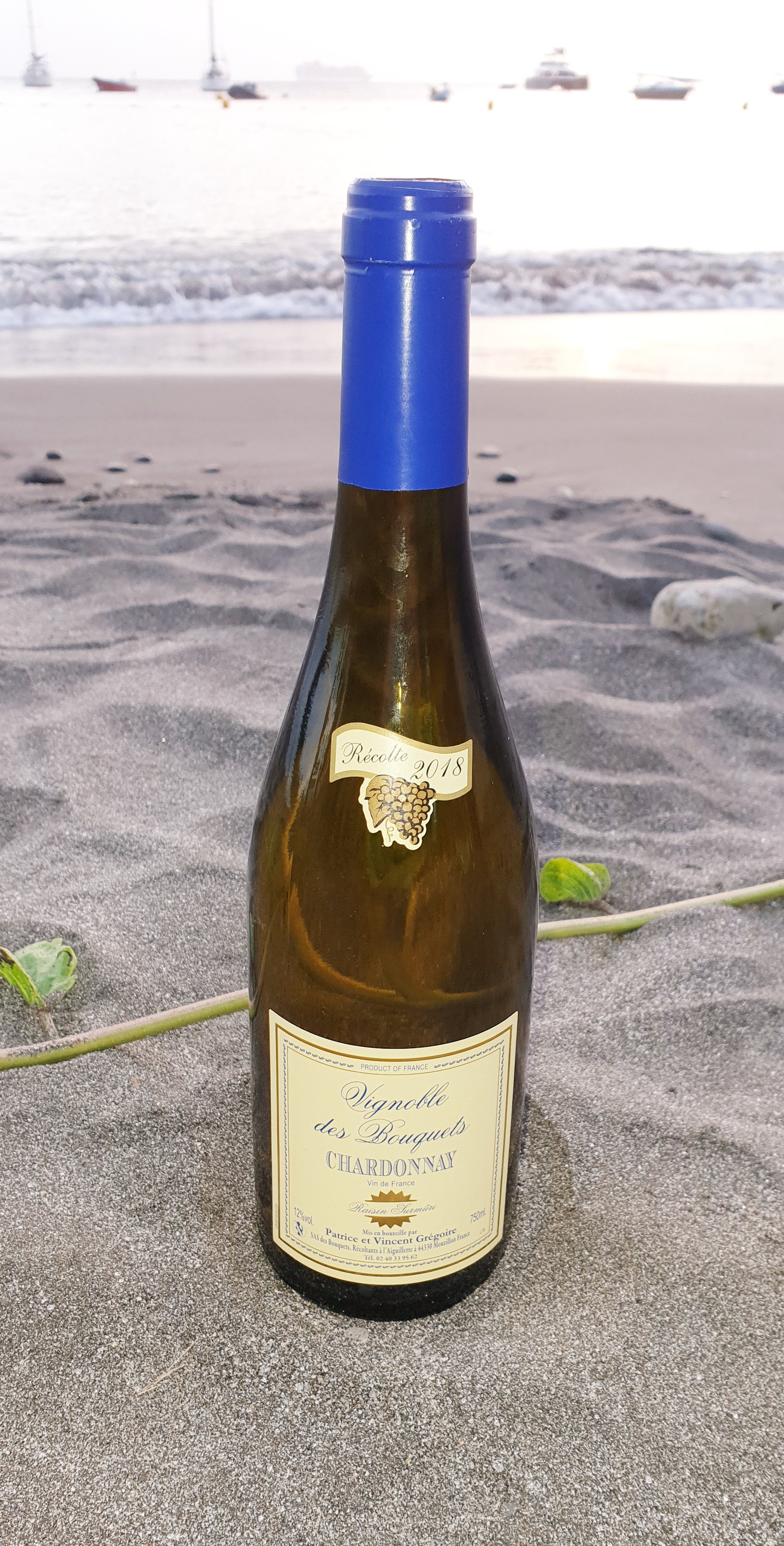 Vin blanc Chardonnay 75 CL à 12°