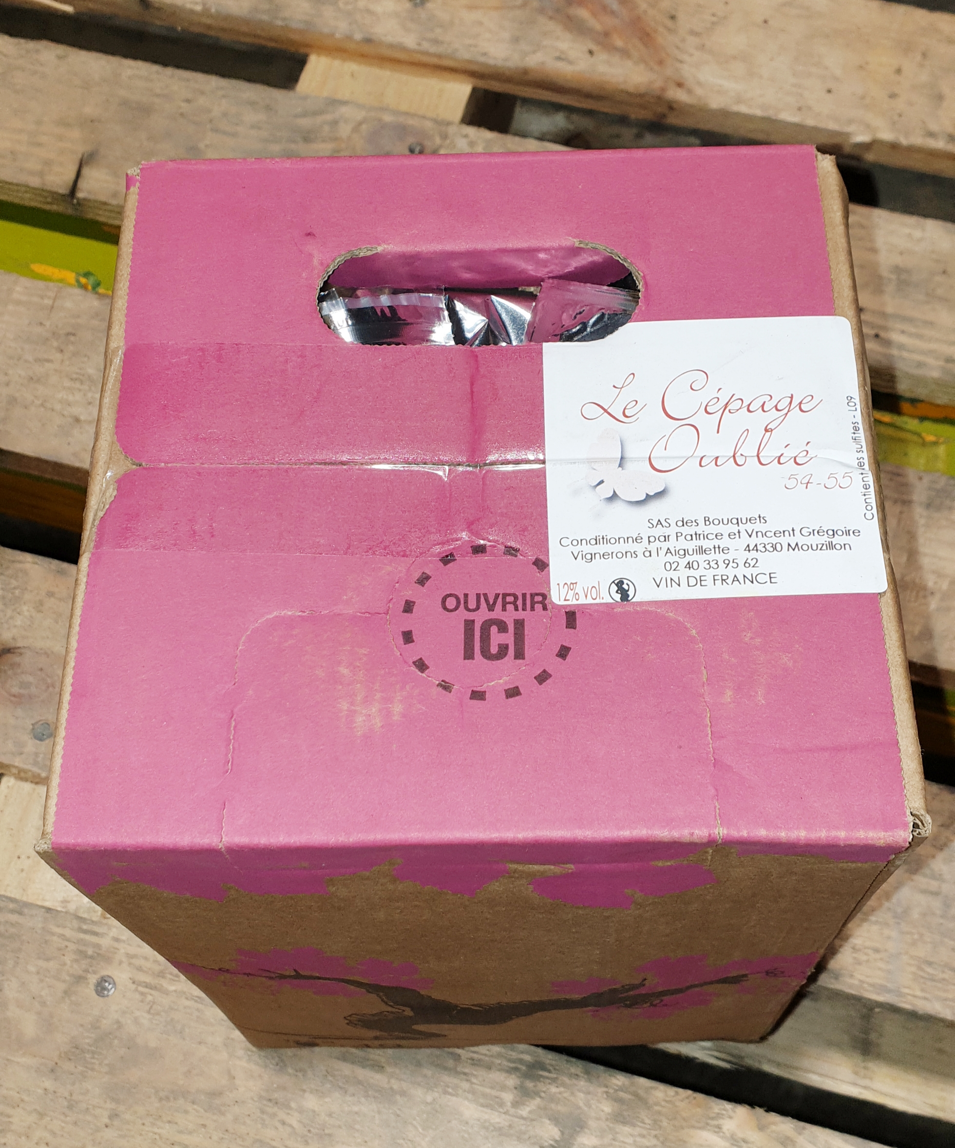 Vin Rosé Cépage Oublié bib 5 L