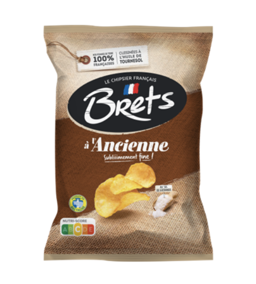 Chips BRETS à l'Ancienne au Sel de Guérande 125G