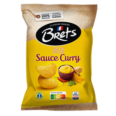 Chips BRETS Ondulées Sauce Curry 125G