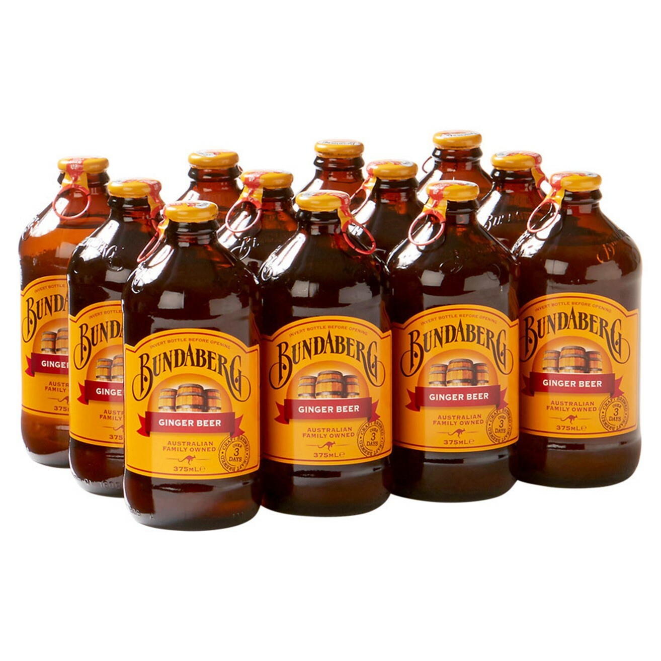 BUNDABERG Ginger Beer 12x37,5CL sans alc 0°
