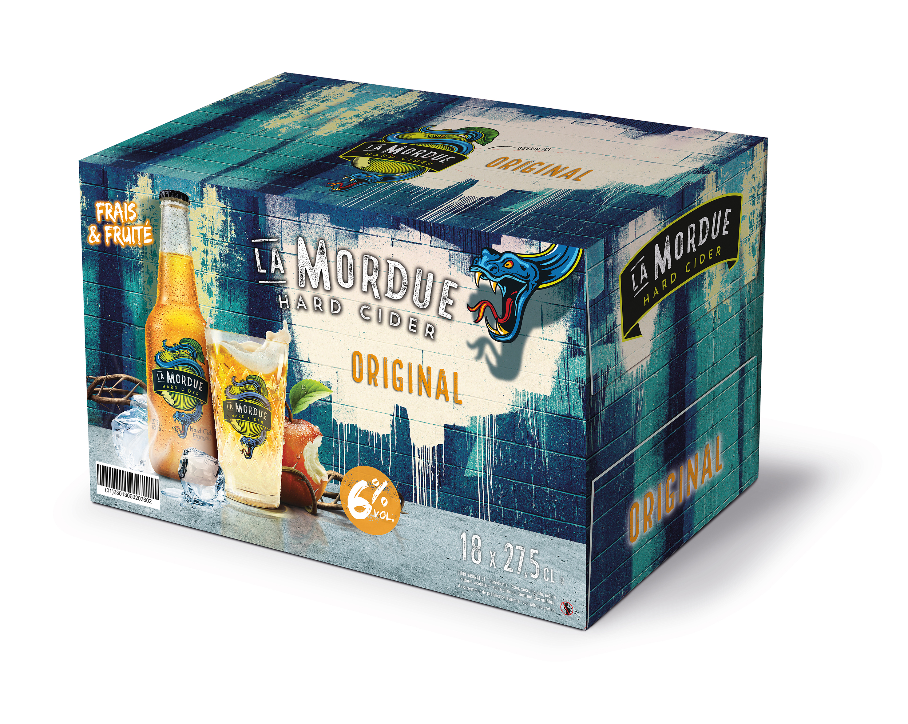 Hard Cider Mordue Original 18x27.5cl à 6° 