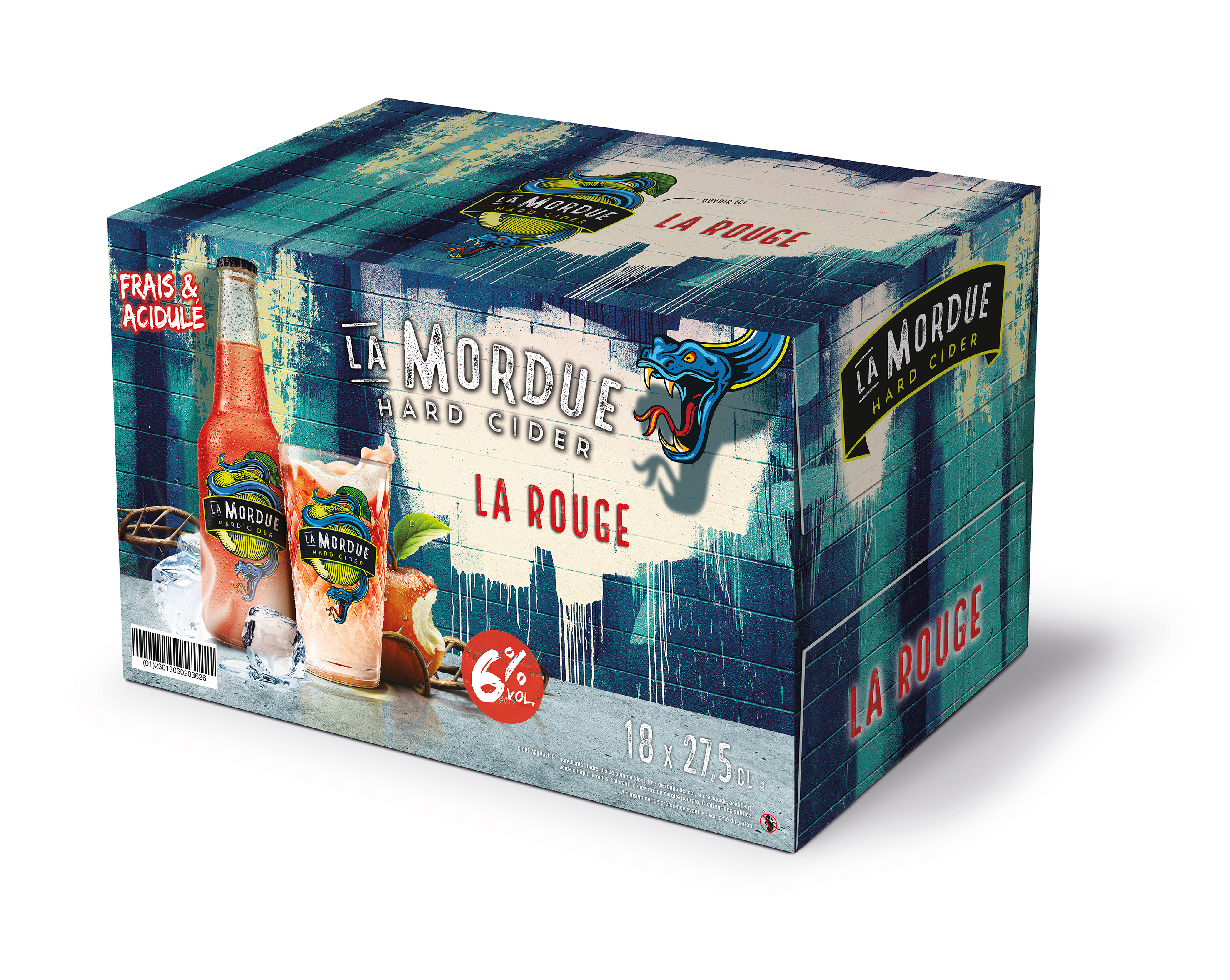 Hard Cider Mordue Rouge 18x27.5cl à 6°