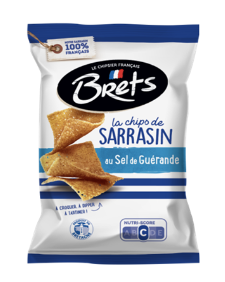 Chips BRETS Sarrazin au Sel de Guérande 120G