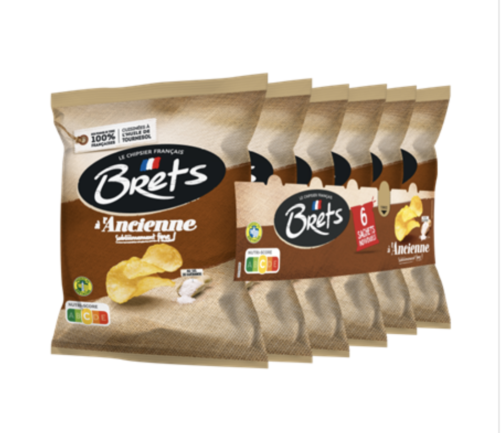 Chips BRETS à l'Ancienne au Sel de Guérande 6x25G