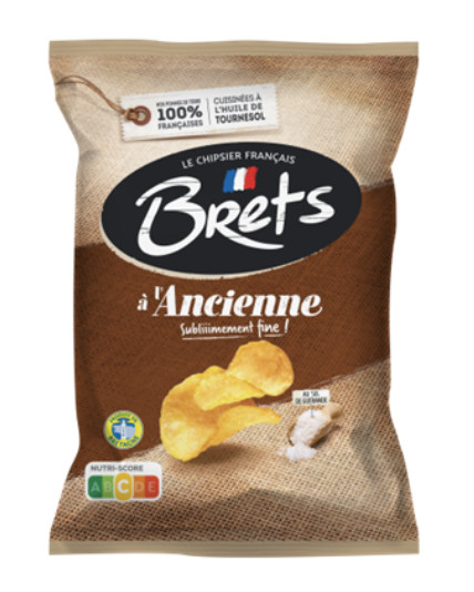 Chips BRETS à l'Ancienne au Sel de Guérande 125G